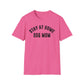 Stay at Home Dog Mom Unisex Softstyle T-Shirt - Perfect Gift for Dog Lovers